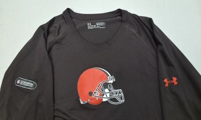 Camisa Under Armour Cleveland Browns 2XL Combine Performance Manga Larga Foto 1 de 4