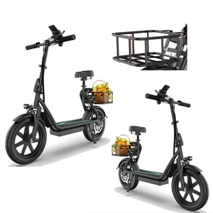 AOVOPRO Electric Scooter with Seat, Foldable 500W 22.5Ah Battery 22mph 49Miles - Picture 1 of 9