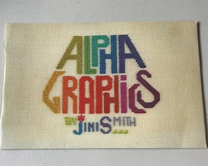 Alpha Graphics By Virginia W. Smith 1978 ALPHABETRICS Needlepoint Cross Stitch - Picture 1 of 15