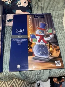 22 In 305 Light LED Multicolor snowman Holiday Christmas Decoration - Picture 1 of 1