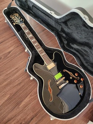 Guitarra Eléctrica Epiphone Sheraton II Hecha en Corea Semi-Hueca Seymour Duncan Foto 1 de 4