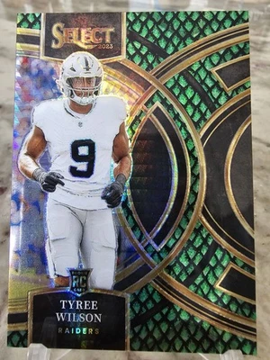 2023 Panini Select Dragon Scale Tyree Wilson (RC) #'d 10/70 Las Vegas Raiders🔥 - Image 1 of 2