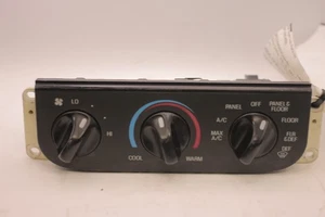 Genuine Ford Black Single Manual Temperature Control Panel Fits 1997 Ford F-150 - Picture 1 of 7