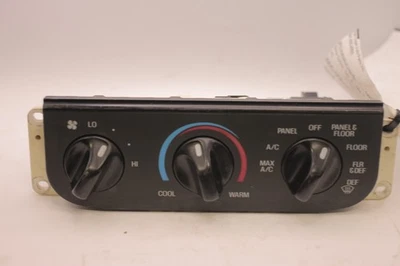 Genuine Ford Black Single Manual Temperature Control Panel Fits 1997 Ford F-150 - Image 1 of 4
