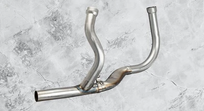 Tubos de escape Harley FL Flathead Big Twin 1948-1957 acero crudo 4 piezas Foto 1 de 2