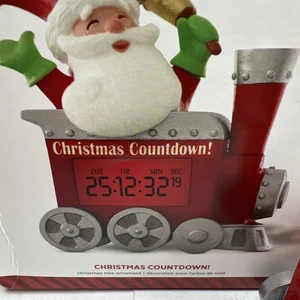 2014 Hallmark Keepsake Ornament Christmas Countdown Santa Claus Train In Box - Picture 1 of 6