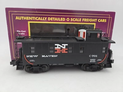 MTH Premier 20-90020F New Haven Steel Caboose - Lighted - TESTED O Scale - Image 1 of 4