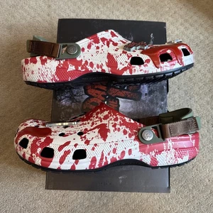 Size 11 - CROCS Classic Clogs Friday The 13th Jason Vorhees - Picture 1 of 7
