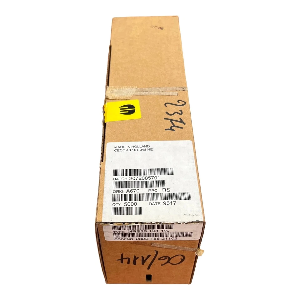 Metal Film Resistor 1 kohm 1K 1/4W 1% CECC QTY:2500 - Image 1 of 1