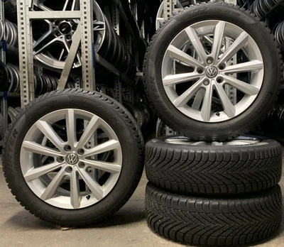 4 Orig VW Winterräder Merano 185/60 R16 86H Polo 2G AW 2G0601025AF 2364 - Bild 1 von 4