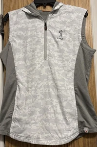 C-BUK By Cutter & Buck Ladies Sleeveless 1/4 Zip Hooded Pullover “LPGA” Size Med - Picture 1 of 12