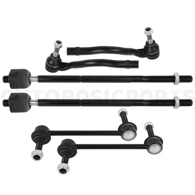 Kits de barra estabilizadora de extremo de barra estabilizadora de dirección delantera de 6 piezas para Mercedes-Benz GL550 2008-2011 Foto 1 de 4