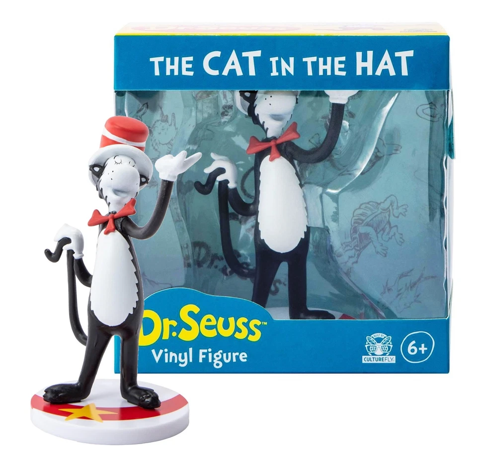 Boneco de vinil Dr. Seuss Cat in a Hat 4 polegadas. Novo na caixa - Imagem 1 de 1