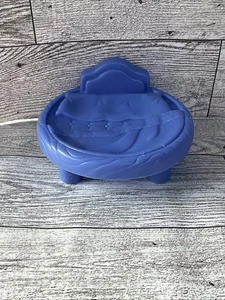 Fisher Price Little People Lil' Kingdom Castle Blue Round Royal Bed Replacement - Picture 1 of 5