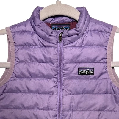 Patagonia Niños Bebé Plumón Suéter Chaleco Aislado Cremallera Completa Bolsillos Talla 2T Foto 1 de 4