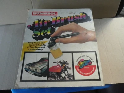 Humbrol Vintage Airbrush Set for Modellers Boxed Art Craft Spray Kit - Image 1 of 4