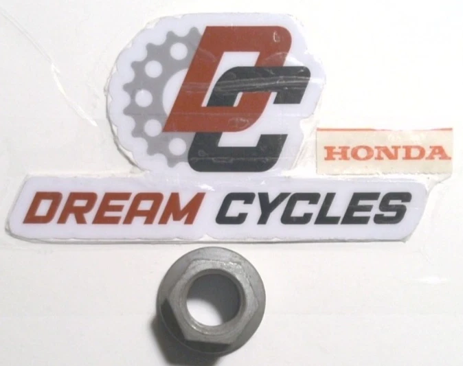 NOS GENUINE HONDA 1970 CB100 CL100 SCRAMBLER REAR AXLE NUT 90305-107-000 OEM — 第 1/1 张图片