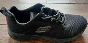 Skechers Black Shoes Sneakers Lite Weight Womens Size 9 Comfort Fall  13070 B2 - Picture 1 of 8