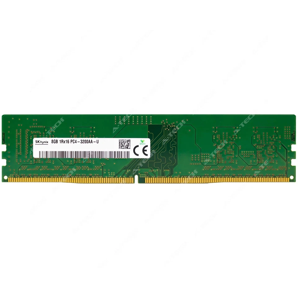 Hynix 8GB DDR4-3200 DIMM HMAA1GU6CJR6N-XN Desktop Memory RAM - Image 1 of 1