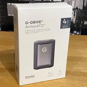 🟢 Disque dur externe portable Apple SanDisk Professional 4 To G-Drive ArmorATD - Photo 1/20