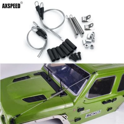 1/2Pair Steel Crossing Wire Rope Car Body Shell Set for RC Car 1:6 SCX6 AXI05000 - Image 1 of 4