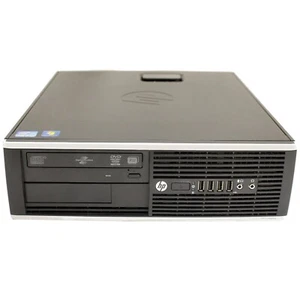 HP Elite Desktop PC Computer Intel i3 8GB RAM 500GB HDD WIFI DVD Windows 10 Pro - Picture 1 of 6