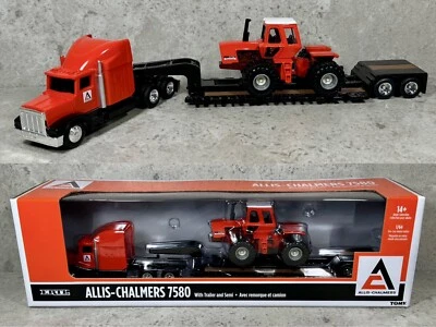 1/64 Allis Chalmers 7580 Semi Set Ertl - Image 1 of 4