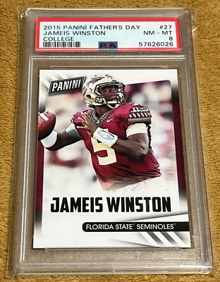 2015 Panini Father's Day College NCAA Variations #27 Jameis Winston PSA 9 - Image 1 of 2