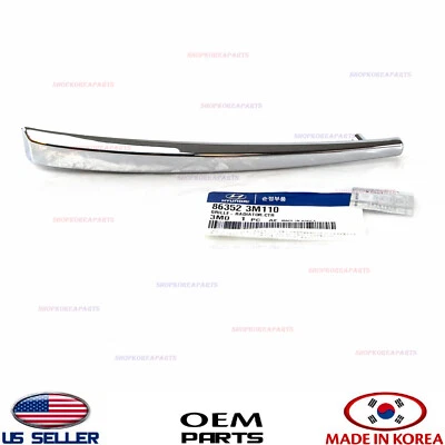 ✅Genuino✅ Moldura de parrilla central OEM 2009-2011 Hyundai Genesis Sedán 863523M110 Foto 1 de 4