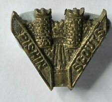 Post WW2 British Indian Army Pishin Scouts Collar Badge 1946-47  cast 2.1x2.3 cm