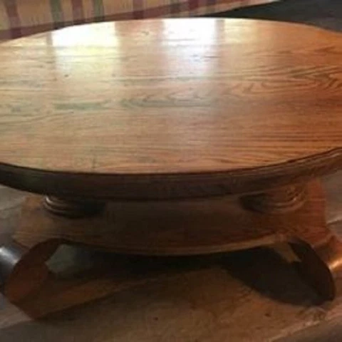 Antique Oak Coffee Table Cover