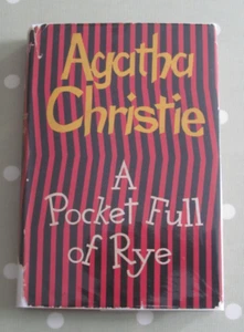 A POCKET FULL OF RYE AGATHA CHRISTIE COLLINS CRIME CLUB FIRST EDITION HB DJ 1953 - Picture 1 of 9