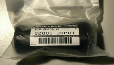 Nissan FAIRLADY Z Z32 300ZX Black Leather Shift Knob 32865-30P01 F/S Genuine  — 第 1/4 张图片