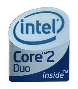 1 pcs Sticker for Core 2 Duo Inside 16mm x 20mm Label Logo Decal Case Badge - Afbeelding 1 van 1