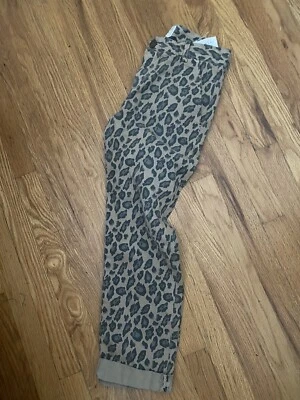 Current Elliott The Captain Trouser Leopard Print - Image 1 of 4