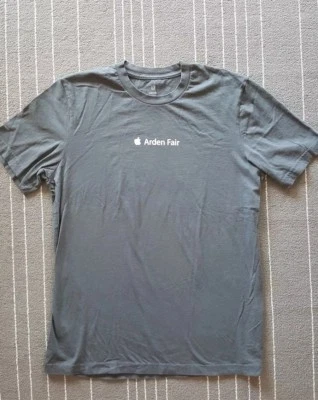 Apple Store gray T-shirt Arden Fair Center Large LG L Sacramento California grey - Image 1 of 4