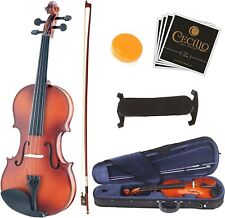 Mendini By Cecilio Violin Beginner Kit |  4/4 with Hard Case, Rosin, Bow MV300