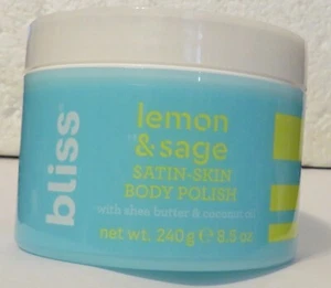 Bliss Lemon & Sage Satin Skin Body Polish w/ Shea Butter & Coconut Oil, 8.5 oz - Picture 1 of 3