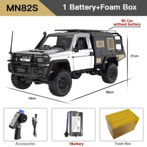 MN82S 1/12 2.4G 4WD RC Car LC79 Truck Land Cruiser RTR Toy Remote Control WHITE - Picture 1 of 6