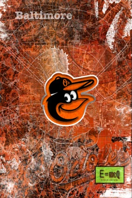 Baltimore Orioles Poster, BALTIMORE ORIOLES MLB Baseball Print Free Shipping Us - Image 1 of 4