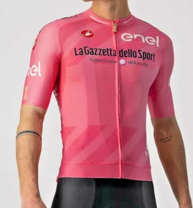 NEW Official Castelli Giro Maglia Rosa Cycling Jersey Men's Pink M, XXL SAVE $30 - Picture 1 of 2