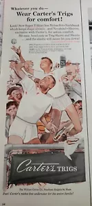 1951 Carter's Trigs men's boys underwear comfort color vintage fashion ad - Picture 1 of 1