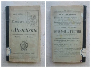 STEEG : LES DANGERS DE L'ALCOOLISME, 1896. Lectures scolaires. - Picture 1 of 11
