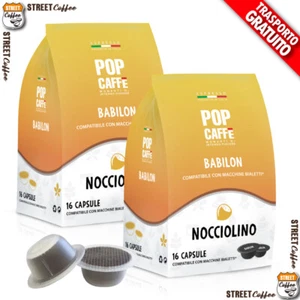 48 Cialde Capsule Caffè Pop Babilon Nocciolino Compatibile Bialetti Gratis - Foto 1 di 2