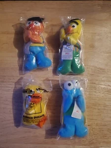 Mini frijoles Sesame Street 1999 Kellogg's Twiddlebug Bert Ernie Duck lote de 4 - Imagen 1 de 9