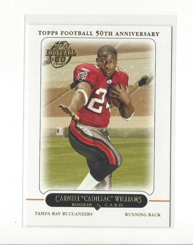 2005 Topps #438 Cadillac Williams RC Rookie Buccaneers - Image 1 of 1