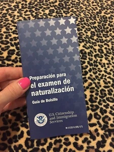 The Naturalization Test Preparation Guide, Study Booklet, Spanish Language - Picture 1 of 12