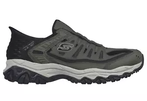 Zapatillas Skechers Para Hombre Talla 8.5 Sin Cordones After Burn M. Ajuste Ridgeburn Marrón $95 - Imagen 1 de 8