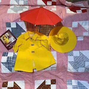 American Girl Doll PC Molly's Winter Story: Rain Coat, Hat, Umbrella