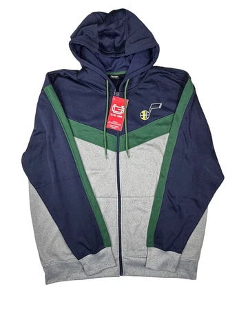 Utah Jazz NBA Officially Licensed Ultra Game Full Zip Hoodie Jacket Sz XXL NWT Cover